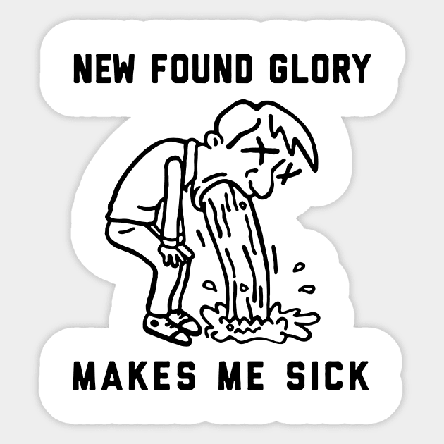 New Found Glory Sticker by Lula Pencil Art